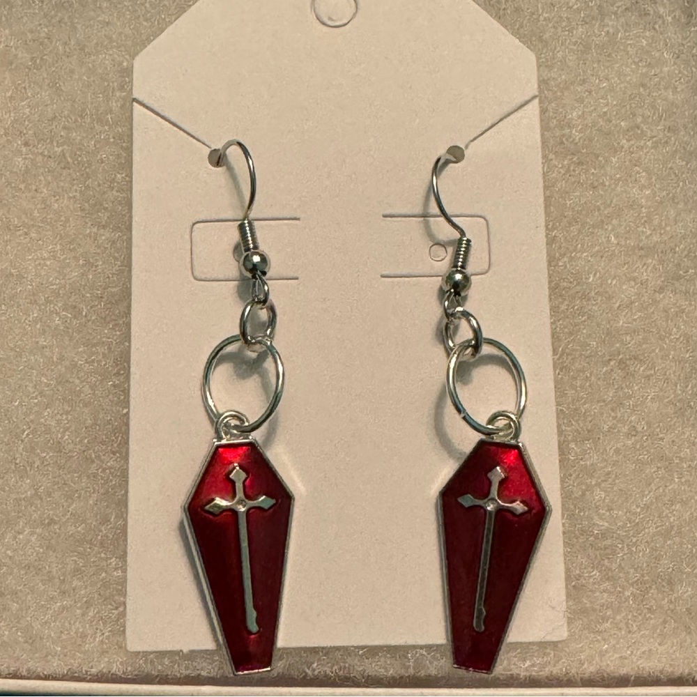 Halloween styled earrings!